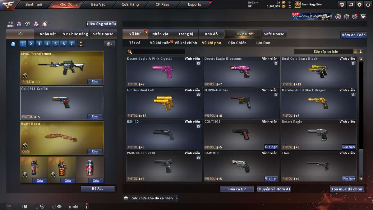 shop acc cf uy tin gia re